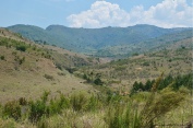 View back up to the the start of the ridge, from down in the Menzi valley